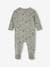 Pack of 3 Basics sleepsuits green+grey green+striped violet 