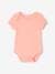 Pack of 3 short-sleeved baby bodysuits set white 