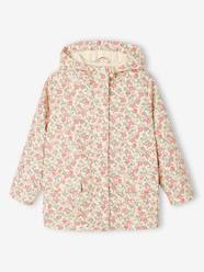 Girls-Printed hooded raincoat for girls