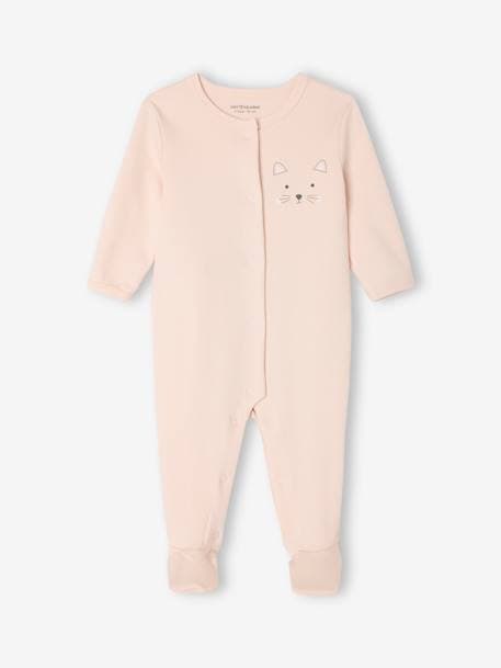 Newborn cat pyjamas pale pink 