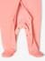 Pack of 2 velvet sleepsuits peach 