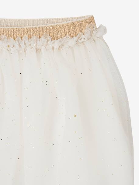 Occasion Wear Tulle Skirt for Babies white 