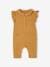 Cotton Gauze Jumpsuit for Babies caramel+sage green+terracotta 