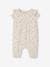 Cotton Gauze Jumpsuit for Babies ecru+pale pink+sage green 