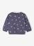 Sweatshirt with Broderie Anglaise Collar for Babies navy blue+rosy 