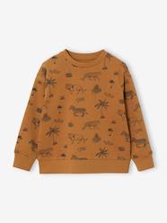 Boys-Cardigans, Jumpers & Sweatshirts-Sweatshirt with Scribbles for Boys