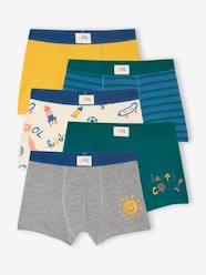 Boys-5 pack of boys' stretch COOL boxer shorts