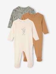 Baby-Pack of 3 Basics sleepsuits