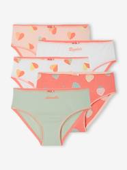 Girls-Underwear-Pack of 5 Patterned ~Briefs for Girls