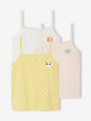 Girls-Pack of 3 Vests for Girls