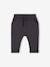 Pack of 2 Fleece Trousers for Babies, Basics cappuccino+fir green 