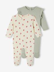 Baby-Pack of 2 apple sleepsuits