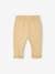 Pack of 2 Fleece Trousers for Babies, Basics cappuccino+fir green 