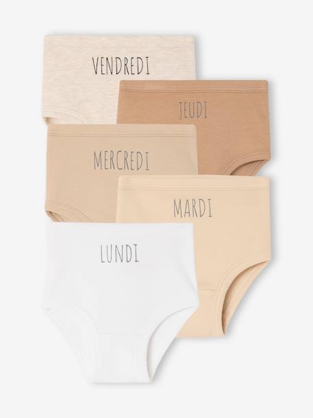 5-pack baby knickers set white 