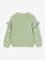 Jumper with Ruffled Sleeves for Girls almond green+ecru+navy blue+red+sage green 