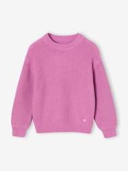 Girls-Jumper in Brioche Stitch, for Girls