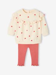 Baby-Ruffled Sweatshirt + Leggings Combo for Babies