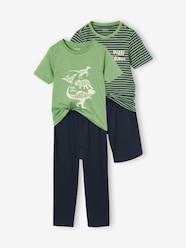 Boys-Nightwear-Pack of 2 Dino Pyjamas for Boys