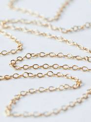 -Simple fine gold chain, one of these four for ENVIE DE FRAISE