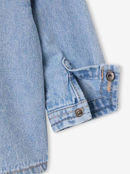 Denim Shirt with Press Studs for Babies double stone+stone 