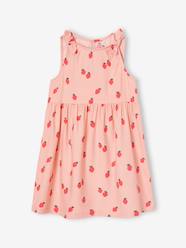 Girls-Printed sleeveless tie-dye dress for girls