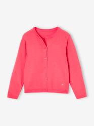 Girls-Cardigans, Jumpers & Sweatshirts-Cardigans-Fine Knit Basics Cardigan for Girls