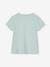 Sports T-Shirt with Iridescent Stripes for Girls aqua green+lilac+marl grey+rosy+WHITE LIGHT SOLID WITH DESIGN 