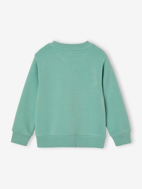 Graphic print basics sweatshirt for boys - BASICS aqua green+blue+marl white 