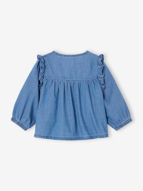 Denim baby shirt stone 