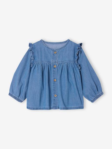 Denim baby shirt stone 