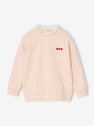 Girls-Girls' patterned sweatshirt