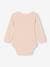 Pack of 2 long-sleeved baby bodysuits in pointelle knit pale pink 