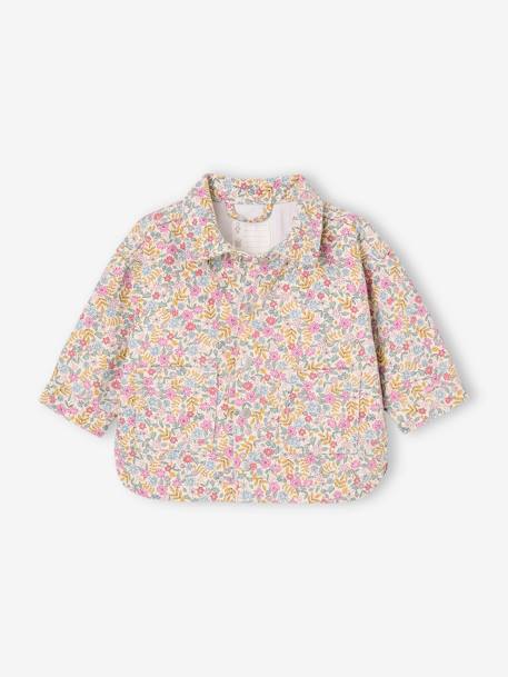 Printed Canvas Jacket for Babies multicoloured 