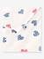 Heart Print Pyjamas for Children, PETIT BATEAU white 