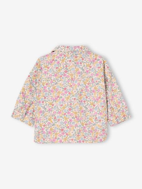 Printed Canvas Jacket for Babies multicoloured 