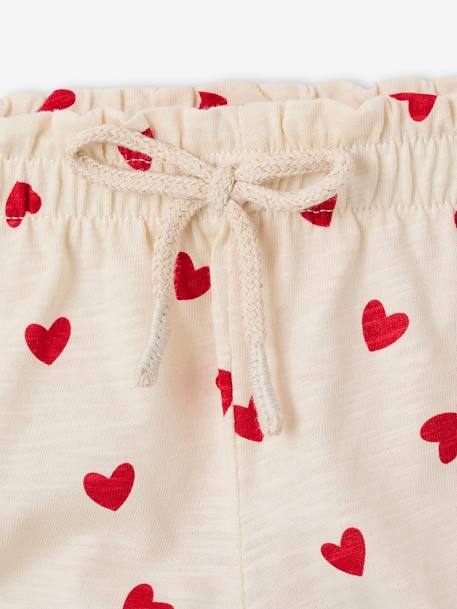 Jersey Knit Shorts, for Baby Girls caramel+vanilla+White/Print+YELLOW MEDIUM ALL OVER PRINTED 