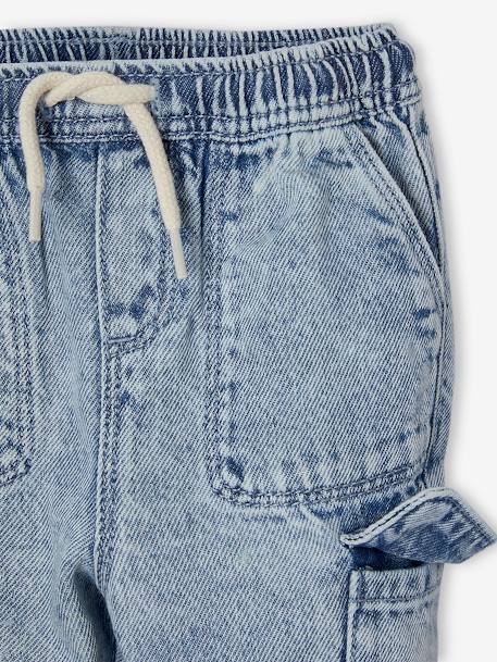 Baby battle jeans with elasticated waist double stone 