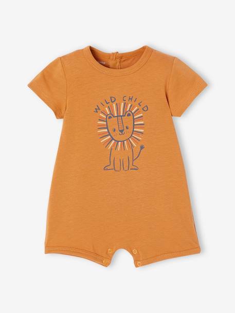 Basics Playsuit for Babies caramel 