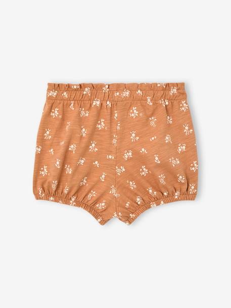 Jersey Knit Shorts, for Baby Girls caramel+vanilla+White/Print+YELLOW MEDIUM ALL OVER PRINTED 