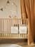 Reversible cot bumper BABYLON printed beige 