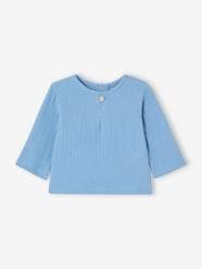 Baby-Baby shirt in cotton gauze