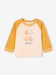 Baby-T-shirts & Roll Neck T-Shirts-Organic cotton long-sleeved "cool baby" T-shirt for babies