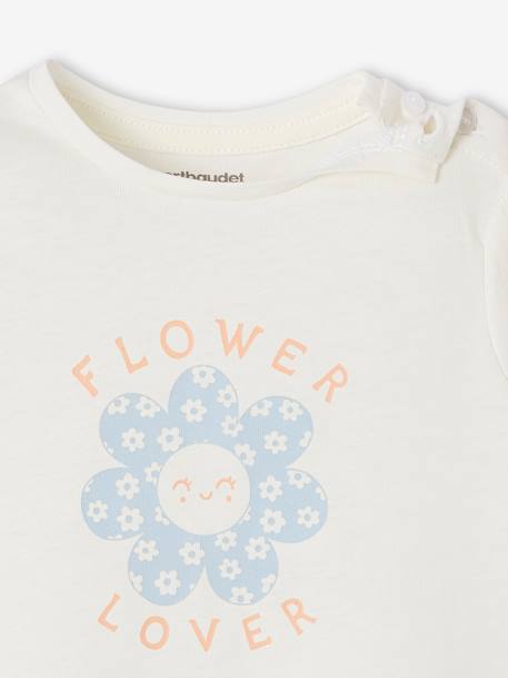 Pack of 2 short-sleeved baby t-shirts - BASICS pale pink+sky blue 