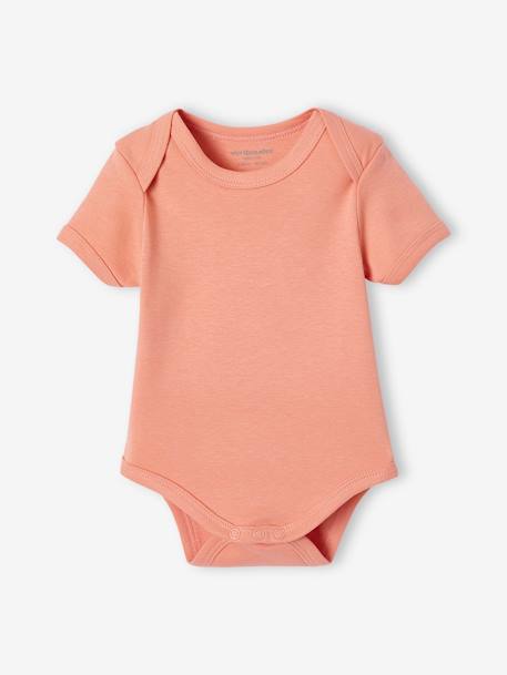 5-pack of short-sleeved bodysuits ecru 