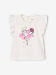 Baby-T-Shirt with Flowers in Relief, for Babies