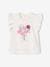 T-Shirt with Flowers in Relief, for Babies Light Pink+vanilla 