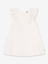 -Short Sleeve Cotton Dress, PETIT BATEAU