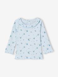 Long-sleeved baby ribbed t-shirt