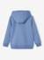 Basics Zipped Jacket with Hood for Boys chambray blue+night blue+ochre+red+turquoise 