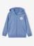 Basics Zipped Jacket with Hood for Boys chambray blue+night blue+ochre+red+turquoise 